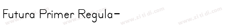 Futura Primer Regula字体转换